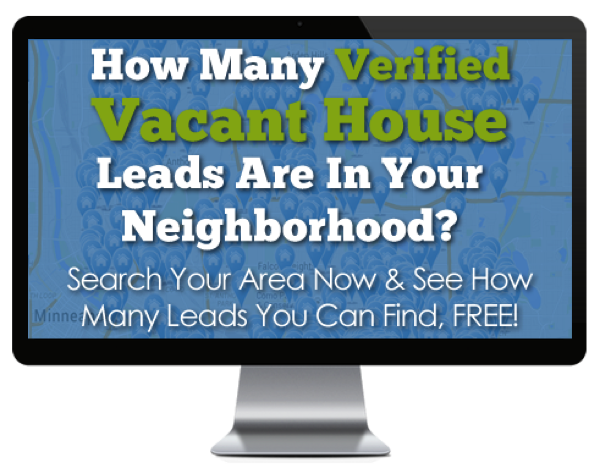 Finding vacant houses is easy