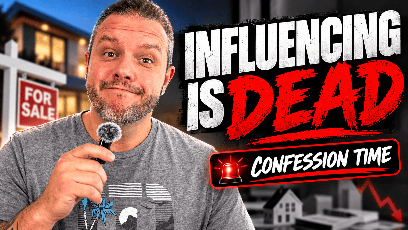 Influencing Is Dead: Confession Time thumbnail for Josh Brown's post on doing real estate deals vs. looking successful.